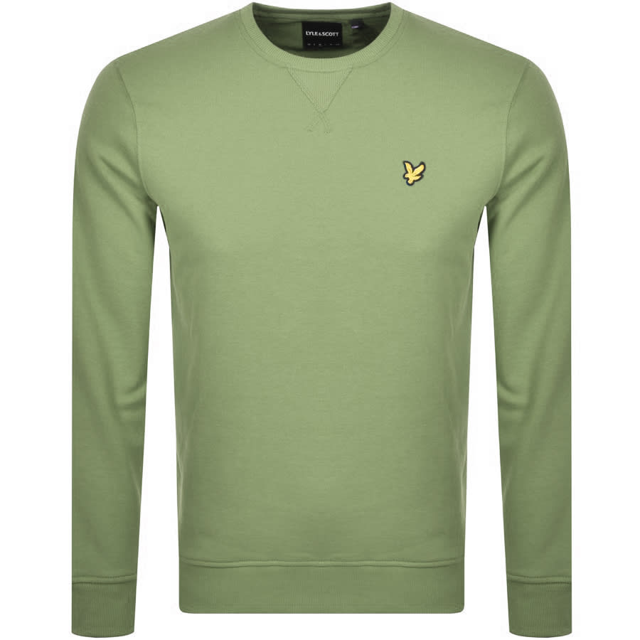 Alternative Image for ProductLyle And Scott Crew Neck Sweatshirt Green1